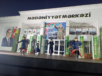 Bayram günlərində Qusar şəhərində konsert proqramları baş tutmuşdur