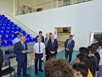 İcra başçısı Qusar Olimpiya İdman Kompleksinin fəaliyyəti ilə tanış olub