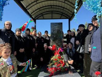 Şəhid Hüseynov Kərim Tərlan oğlunun anım mərasimi keçirilib