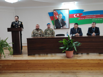 Vətən müharibəsi qəhrəmanı mayor Renat Güləmməd oğlu Şixnəbiyev ilə görüş keçirilib