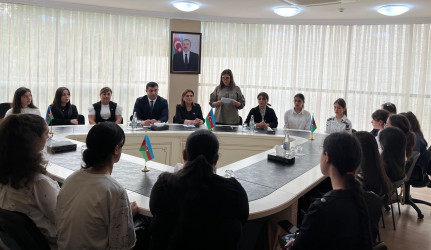 Qusarda “Heydər Əliyev siyasi məktəbini öyrənirik” dərslərinin növbəti məşğələsi keçirilib-23.05.2025