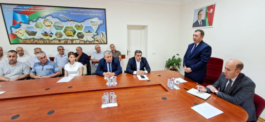 Qusar rayonunda mərmər bağaçığına qarşı tədbirlərin gücləndirilməsi ilə bağlı müşavirə keçirilib