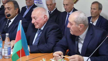 Qusarda rayon veteranları və ağsaqqalları ilə görüş baş tutub