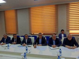 Qusar rayonunda suvarma sistemlərinin mövcud vəziyyəti və su birliklərinin fəaliyyəti müzakirə edilib