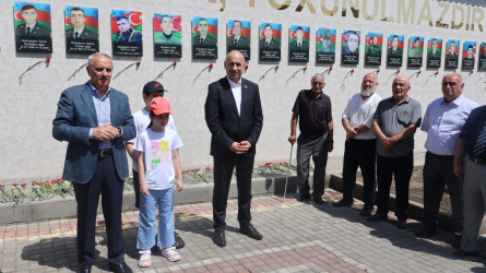 Qusarda şəhidlərin xatirəsinə ehtiram: "Şəhidlərin Xatirə Guşəsi" ictimaiyyətə təqdim olundu