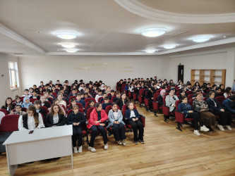 Vətən müharibəsi qəhrəmanı mayor Renat Güləmməd oğlu Şixnəbiyev ilə görüş keçirilib