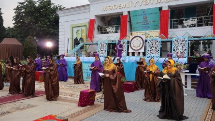 Qusar rayonunda teatr mövsümünün möhtəşəm bağlanış mərasimi keçirilib