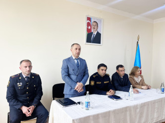 Qusarda narkomaniya, erkən nikaha qarşı mübarizə, dövlət atributlarına hörmət mövzularında maarifləndirici tədbir keçirilib