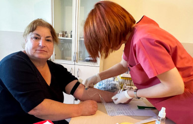 Qusar rayonunda qadınların sağlamlığının qorunması məqsədilə səyyar tibbi aksiya keçirilib
