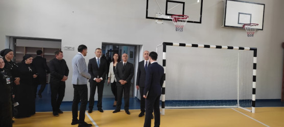 Qusar rayonunun Cibir kəndində yeni məktəb binası istifadəyə verilib