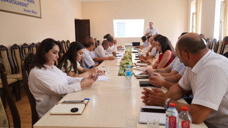 Qusar rayonunda dövlət qulluqçuları üçün təlim keçirilib