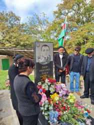 Qusar rayonunda 44 günlük Vətən müharibəsi qəhrəmanlarının xatirəsi yad edilmişdir