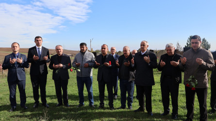 Qusar rayonunda şəhid məzarları ziyarət olunub
