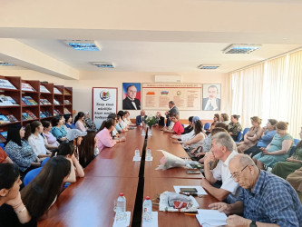 Yazıçı-publisist Hacı Qəni Camalzadə ilə görüş keçirilib