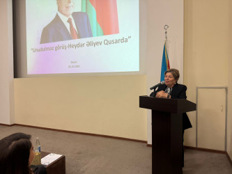 Ulu Öndər Heydər Əliyevin 1998-ci il 3 oktyabr tarixində Qusar rayonuna səfəri tarixi ilə bağlı “Unudulmaz görüş – Heydər Əliyev Qusarda” mövzusunda tədbir keçirilmişdir
