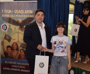 Qusar rayonunda şəhid övladları üçün 1 iyun-Uşaqların Beynəlxalq Müdafiəsi Günü münasibətilə bayram tədbiri keçirilib