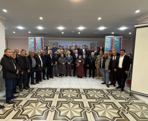 Qusar rayonunda 3 Dekabr – "Beynəlxalq Əlilliyi olan Şəxslər Günü" münasibətilə Qarabağ müharibəsi əlilləri ilə görüş keçirilib