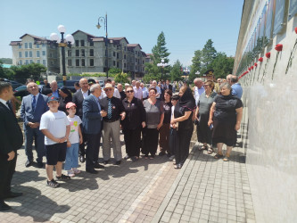 Qusarda şəhidlərin xatirəsinə ehtiram: "Şəhidlərin Xatirə Guşəsi" ictimaiyyətə təqdim olundu