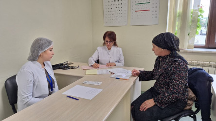 Qusar rayonunda şəhid ailələri və qazilər üçün tibbi müayinə aksiyası keçirilib