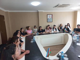 "Heydər Əliyev siyasi məktəbini öyrənirik" dərslərinin növbəti məşğələsi keçirilib