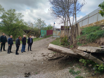 Qusarda güclü yağışın fəsadları aradan qaldırılır