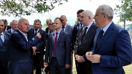 Qusar rayonunun Minəxür kəndində səyyar qəbul keçirilib
