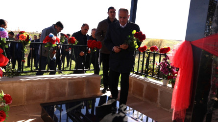 Qusar rayonunda şəhid məzarları ziyarət olunub