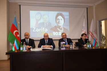 Akademik Zərifə Əliyevanın anadan olmasının 102 illiyinə həsr olunmuş silsilə tədbirlər keçirilib