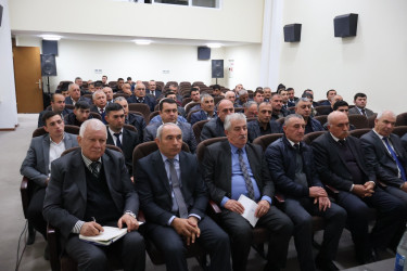 Su ehtiyatlarının qorunması və səmərəli istifadə mövzusunda tədbir keçirilib