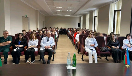 "Əhalinin müxtəlif təbəqələri, o cümlədən işləyən əhalinin fiziki aktivliyinin artırılması" mövzusunda maarifləndirici tədbir keçirilmişdir