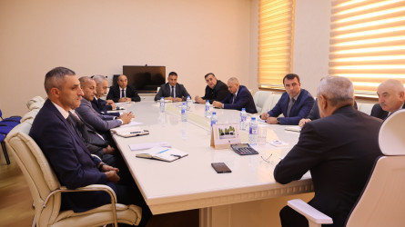 Qusar rayonunda həyata keçirilən abadlıq-quruculuq işlərinin icrası üzrə müzakirələr aparılıb