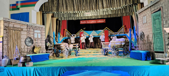 Çingiz Aytmatovun “Cəmilə” əsəri Qusar Dövlət Ləzgi Dram Teatrının səhnəsində