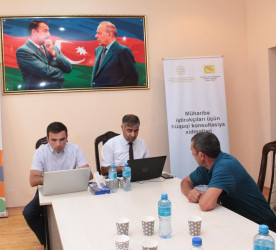Qusar rayonunda vətəndaşlara hüquqi yardım xidməti göstərilib