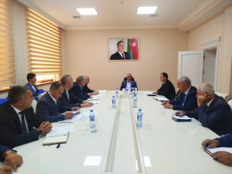 Qusar rayonunda suvarma sistemlərinin mövcud vəziyyəti və su birliklərinin fəaliyyəti müzakirə edilib