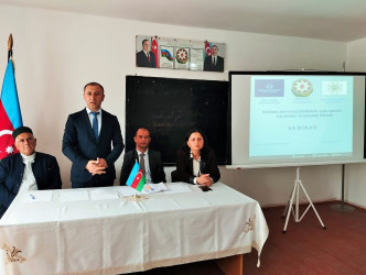Qusarda “Möhkəm ailə münasibətlərinin əsası: gender bərabərliyi və qarşılıqlı hörmət” mövzusunda maarifləndirmə tədbiri keçirilib