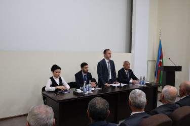Su ehtiyatlarının qorunması və səmərəli istifadə mövzusunda tədbir keçirilib