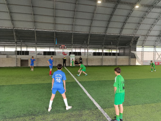 Məktəblilər arasında mini-futbol üzrə rayon birinciliyi baş tutub