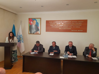 27 sentyabr – Anım Günü münasibətilə Yeni Azərbaycan Partiyası (YAP) Qusar rayon təşkilatında tədbir keçirilib