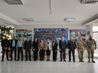 Vətən müharibəsi qəhrəmanı mayor Renat Güləmməd oğlu Şixnəbiyev ilə görüş keçirilib