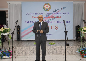 Qusar rayonunda 3 Dekabr – "Beynəlxalq Əlilliyi olan Şəxslər Günü" münasibətilə Qarabağ müharibəsi əlilləri ilə görüş keçirilib