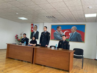 Qusar gənclərinə Daxili İşlər Nazirliyinin Polis Akademiyasına qəbul imkanları və xidmət perspektivləri barədə məlumat verilib