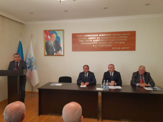 27 sentyabr – Anım Günü münasibətilə Yeni Azərbaycan Partiyası (YAP) Qusar rayon təşkilatında tədbir keçirilib