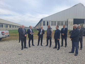 İcra başçısı yeni yol tikintisi və “Şahdağ” Fermer Təssərrüfatının fəaliyyəti ilə tanış olub