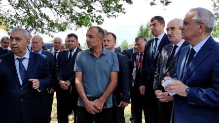 Qusar rayonunun Minəxür kəndində səyyar qəbul keçirilib