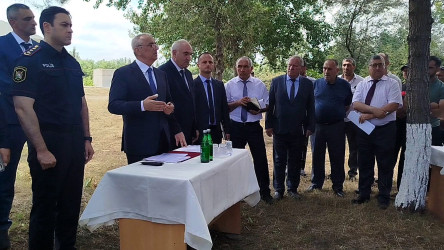 Suduroba kəndində RİH başçısının səyyar qəbulu keçirilib