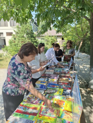 Səyyar kitabxana xidməti - "Xutorok" Ailəvi İstirahət Mərkəzində