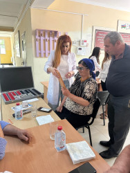 Qusar rayonun Kuzun kəndində növbəti tibbi xidmət təşkil olunub