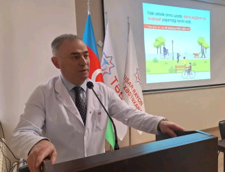 "Əhalinin müxtəlif təbəqələri, o cümlədən işləyən əhalinin fiziki aktivliyinin artırılması" mövzusunda maarifləndirici tədbir keçirilmişdir