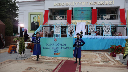 Qusar rayonunda teatr mövsümünün möhtəşəm bağlanış mərasimi keçirilib