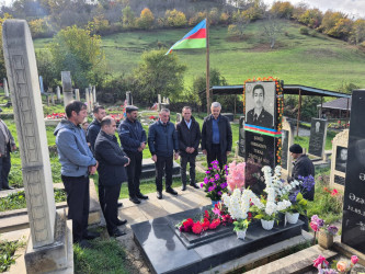 Şəhid Tural Əhmədovun xatirəsi anılıb
